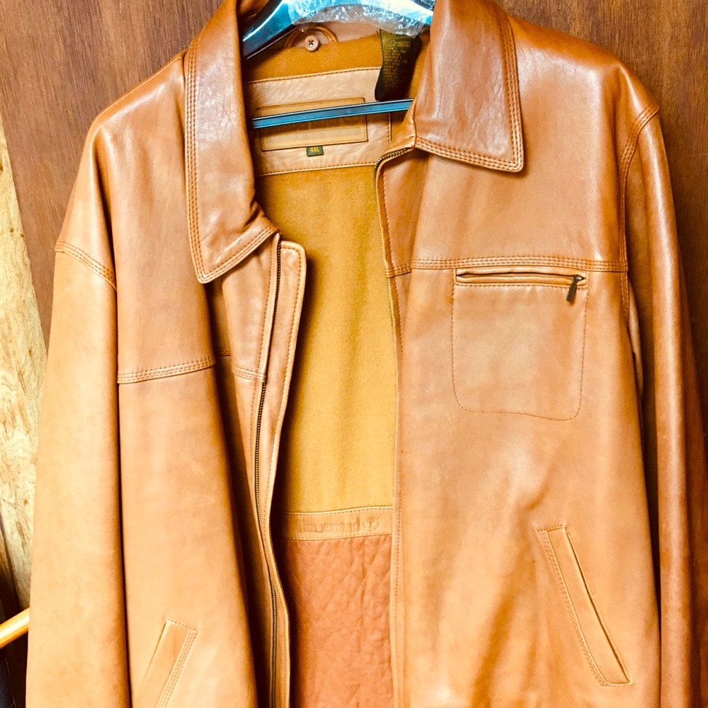 Timberland leather jacket